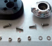 Das Kentralstück der originalen Kurbel wird weiter verwendet.